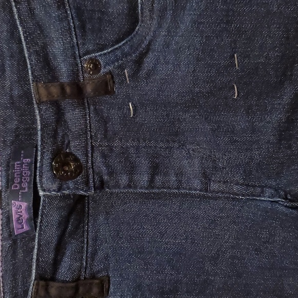 SZ. 12 REGULAR LEVI'S DENIM LEGGINGS - Picture 3 of 6